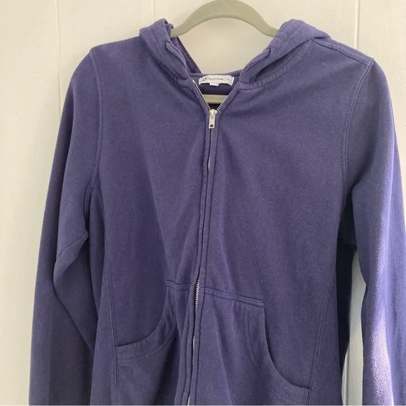 Peloton Ultimate Fleece Zip Hoodie Purple Size Large - Picture 2 of 7